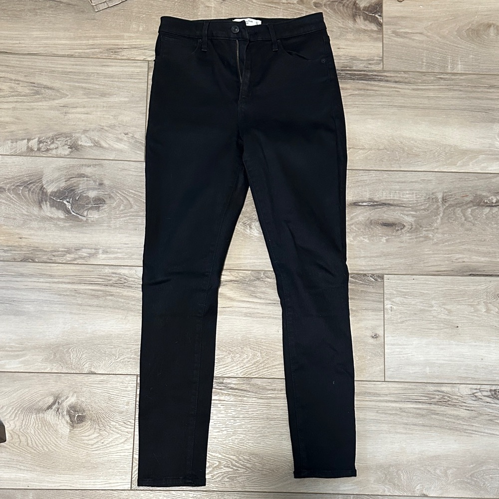 Abercrombie & Fitch Women's Black curve love Skinny Jeans